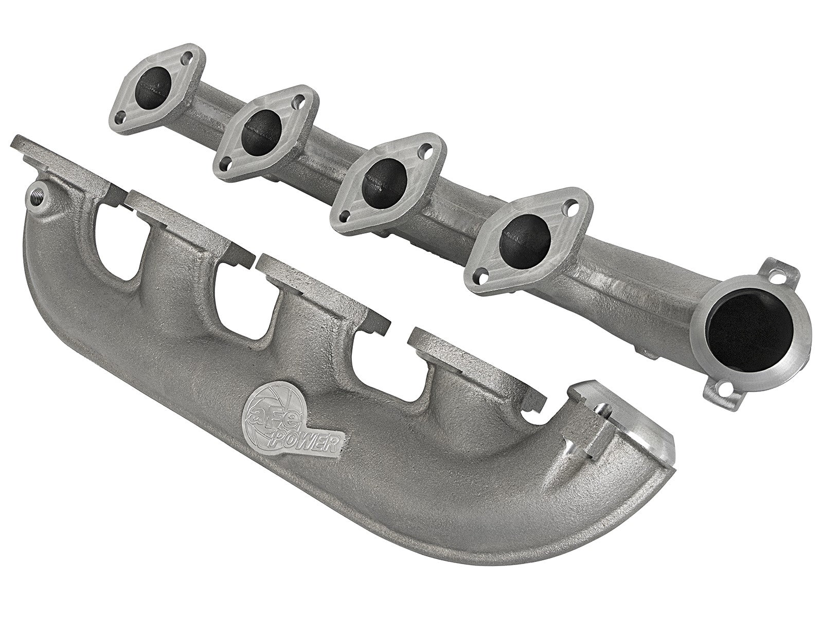 BladeRunner Ported Ductile Iron Exhaust Manifold Ford Diesel Trucks 03-07 V8-6.0L (td) aFe Power