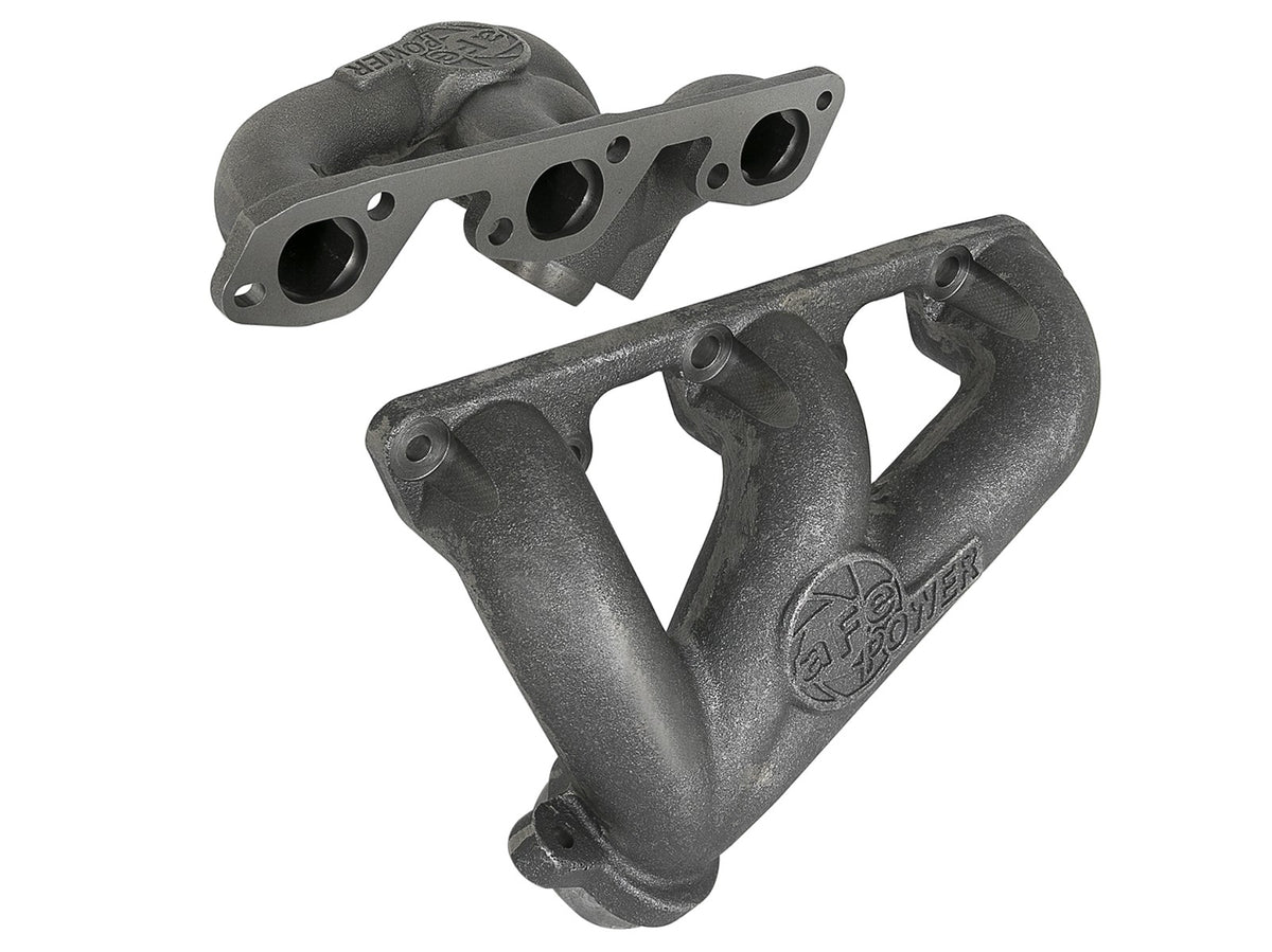 BladeRunner Ported Ductile Iron Exhaust Manifold Jeep Wrangler (JK) 07-11 V6-3.8L aFe Power