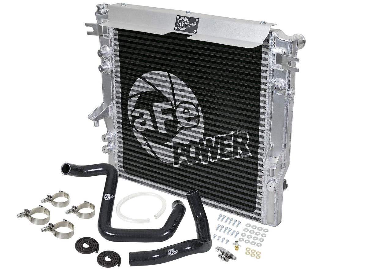 BladeRunner GT Series Bar and Plate Radiator w/ Hoses Jeep Wrangler (JK) 12-18 V6-3.6L aFe Power