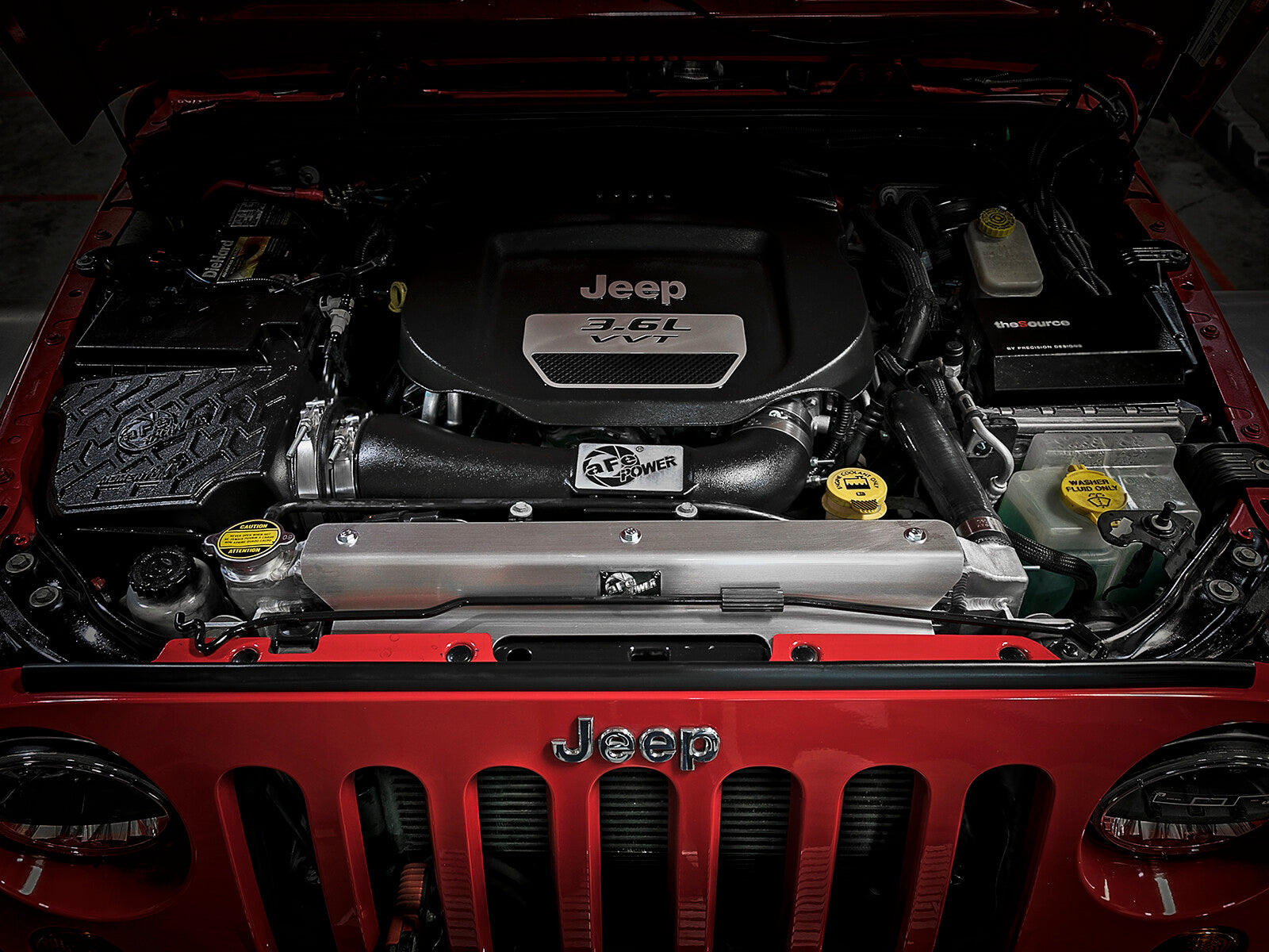 BladeRunner GT Series Bar and Plate Radiator w/ Hoses Jeep Wrangler (JK) 12-18 V6-3.6L aFe Power