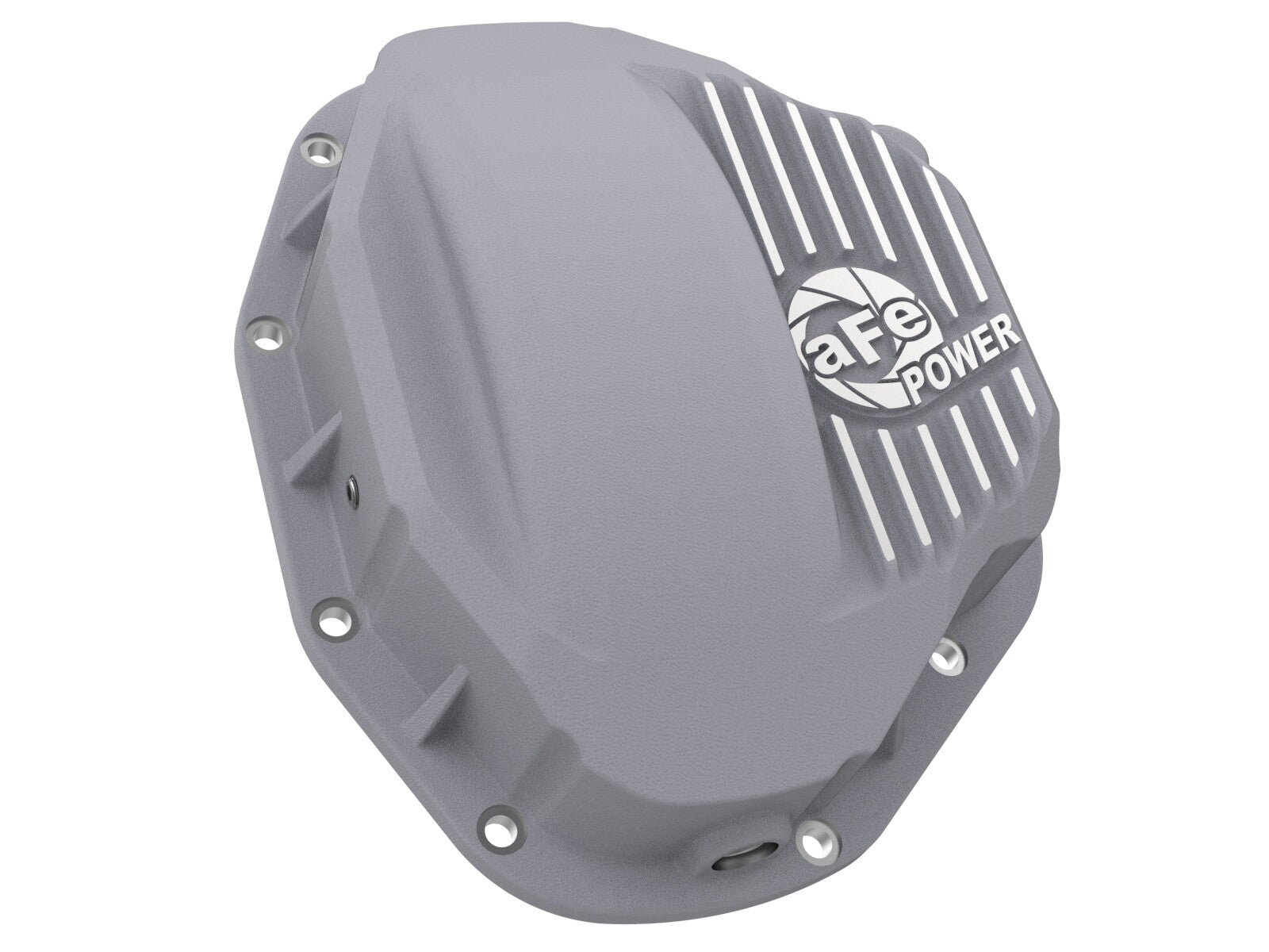 Street Series Rear Differential Cover Raw w/ Machined Fins Dodge Diesel Trucks 94-02 / Ford Diesel Trucks 99-07 aFe Power