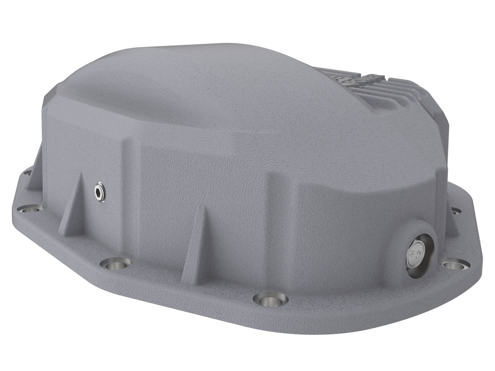 Street Series Rear Differential Cover Raw w/ Machined Fins Dodge Diesel Trucks 94-02 / Ford Diesel Trucks 99-07 aFe Power