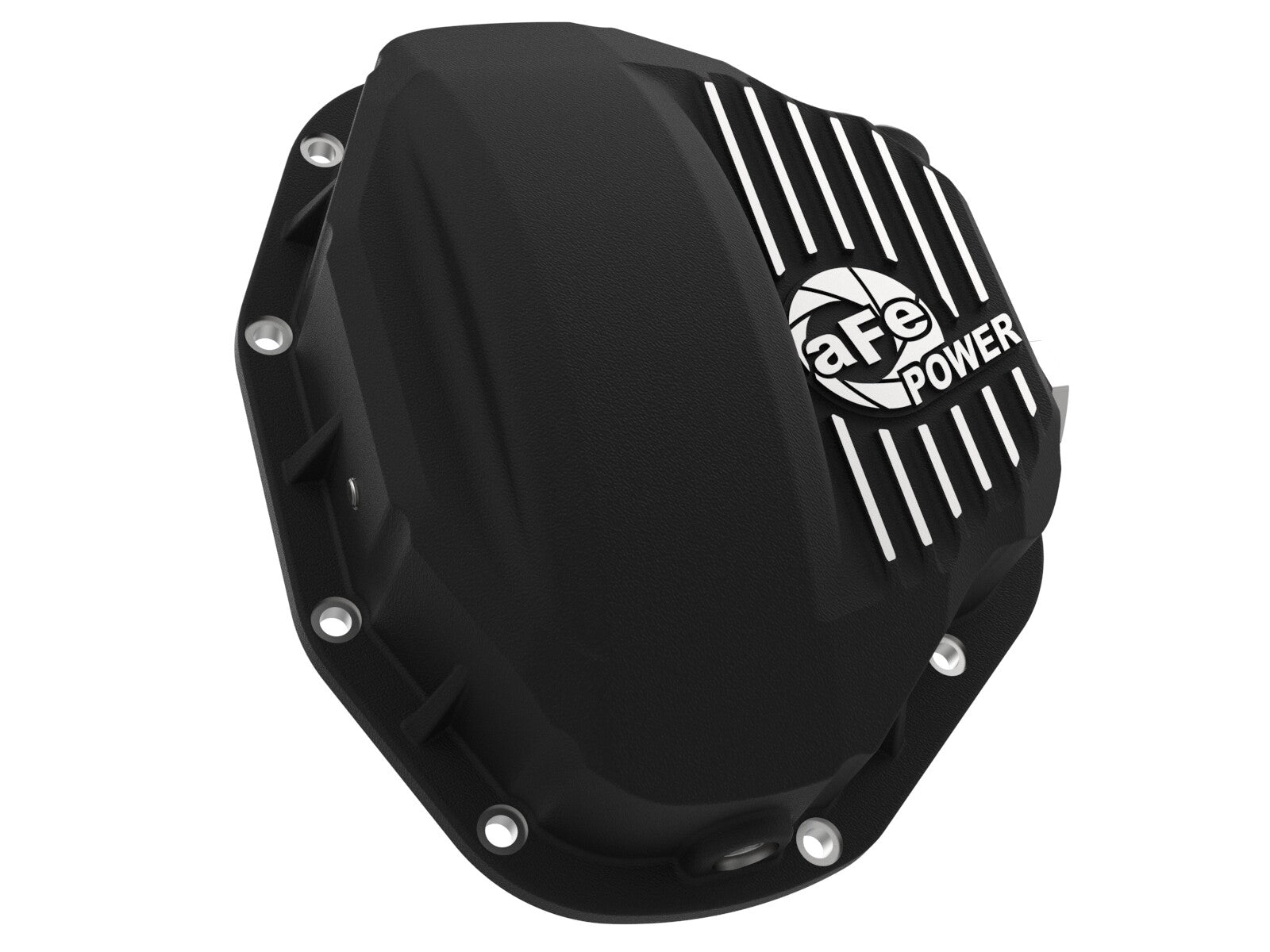 Pro Series Rear Differential Cover Black w/ Machined Fins Dodge Diesel Trucks 94-02 / Ford Diesel Trucks 99-07 aFe Power