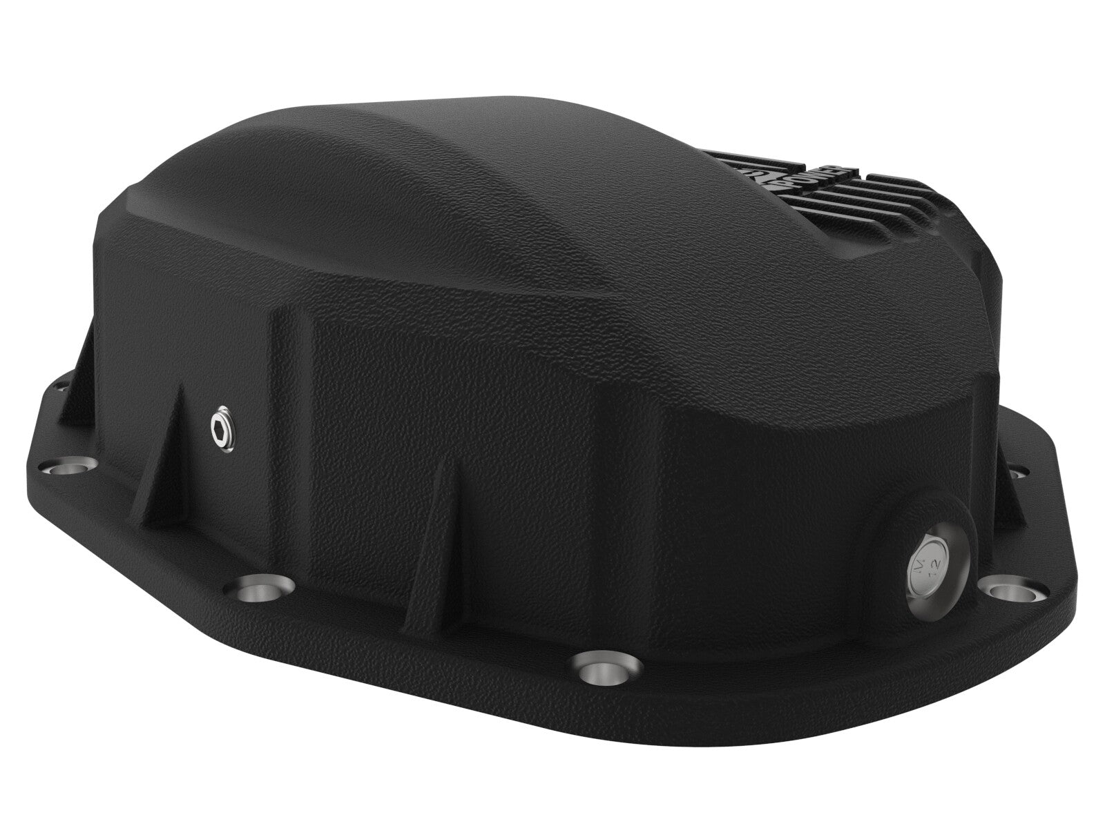 Pro Series Rear Differential Cover Black w/ Machined Fins Dodge Diesel Trucks 94-02 / Ford Diesel Trucks 99-07 aFe Power