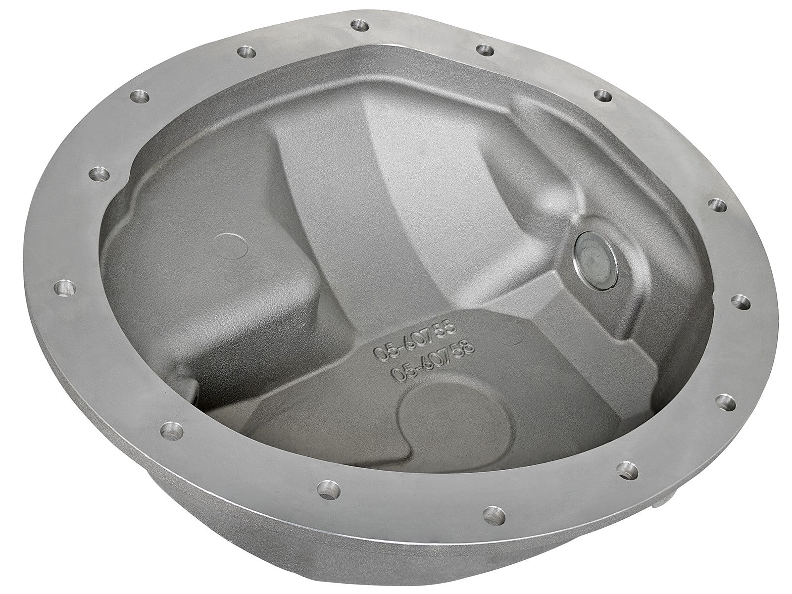 Street Series Front Differential Cover Raw w/ Machined Fins Dodge Diesel Trucks 03-12 L6-5.9/6.7L (td) aFe Power