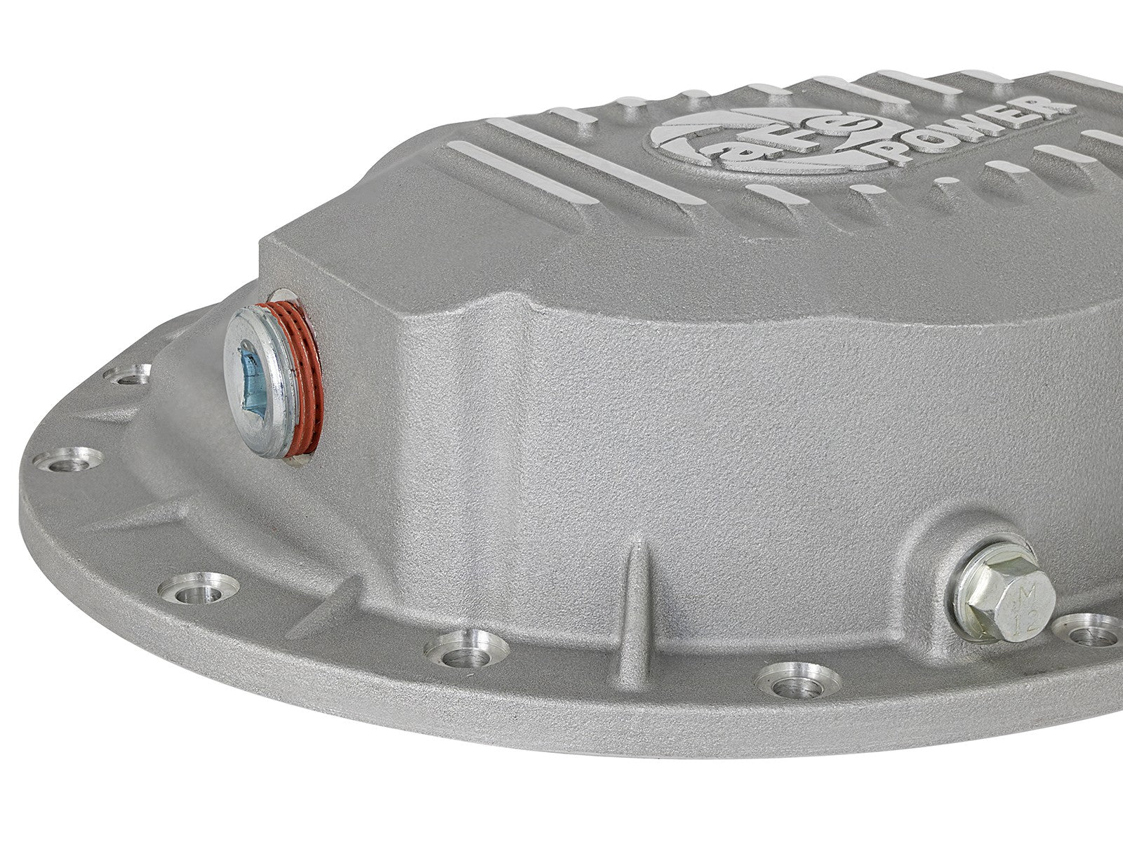 Street Series Front Differential Cover Raw w/ Machined Fins Dodge Diesel Trucks 03-12 L6-5.9/6.7L (td) aFe Power