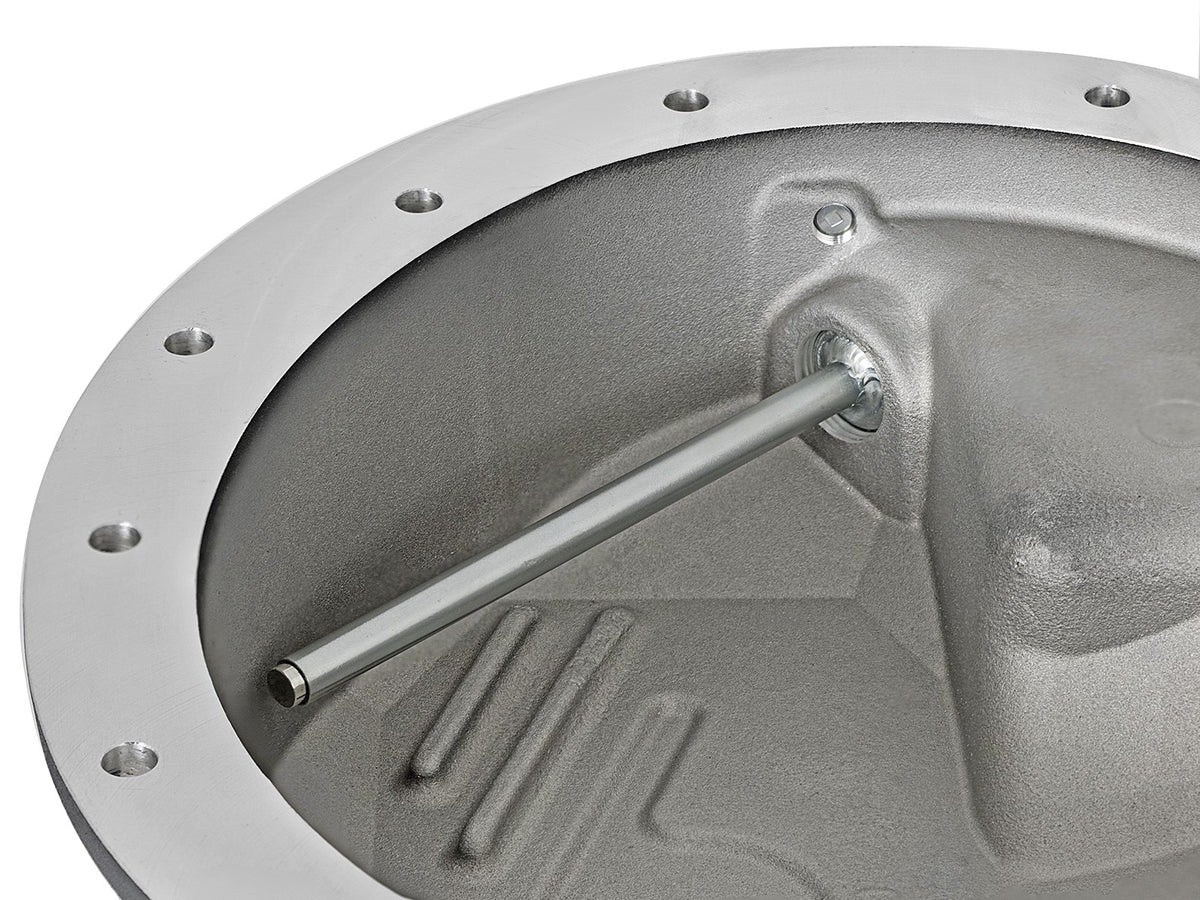 Pro Series Front Differential Cover Black w/ Machined Fins Dodge Diesel Trucks 03-12 L6-5.9/6.7L (td) aFe Power