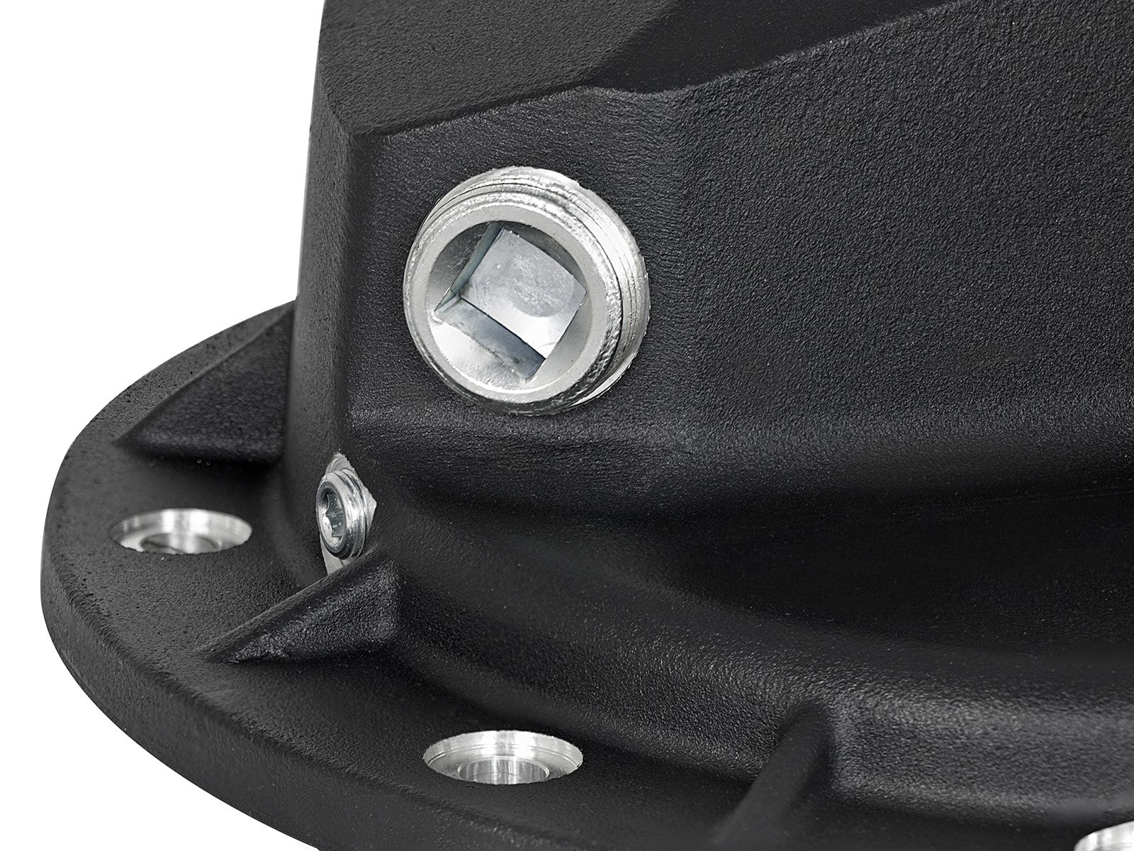 Pro Series Front Differential Cover Black w/ Machined Fins Dodge Diesel Trucks 03-12 L6-5.9/6.7L (td) aFe Power