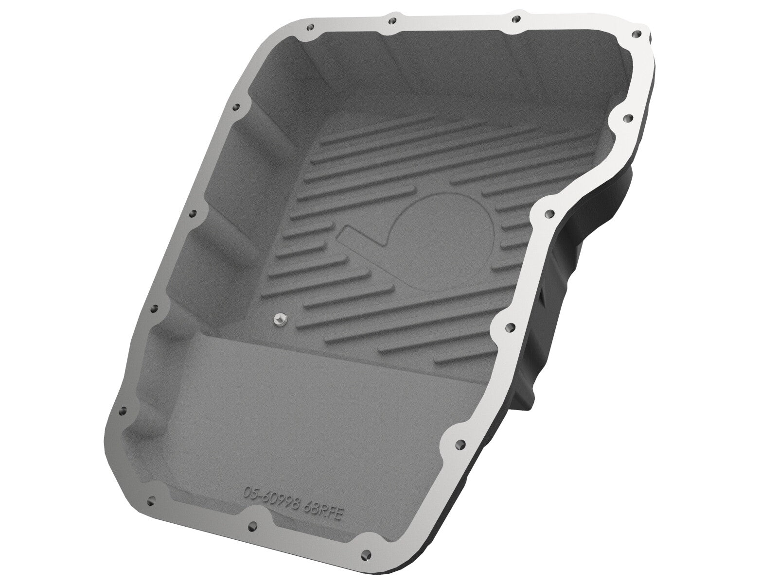 Pro Series Transmission Pan Black w/ Machined Fins Dodge Diesel Trucks 07.5-12 L6-6.7L (td) aFe Power