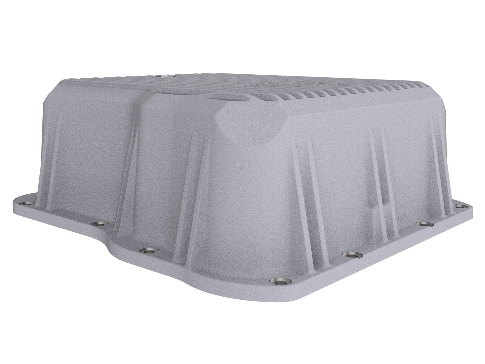 Street Series Transmission Pan Raw w/ Machined Fins GM Diesel Trucks 01-19 V8-6.6L (td) LB7/Lly/Lbz/Lmm/Lml/L5P aFe Power
