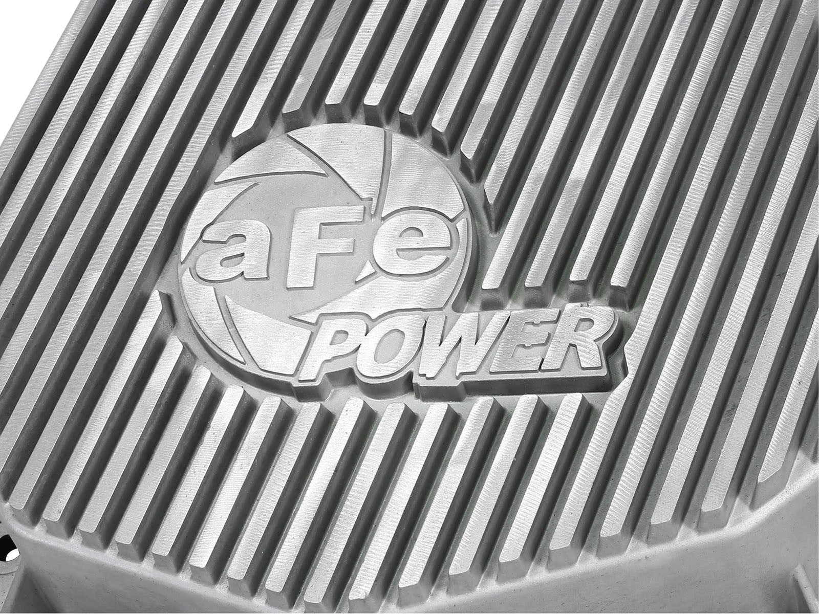 Street Series Rear Differential Cover Raw w/ Machined Fins Dodge Diesel Trucks 03-05 L6-5.9L (td) aFe Power