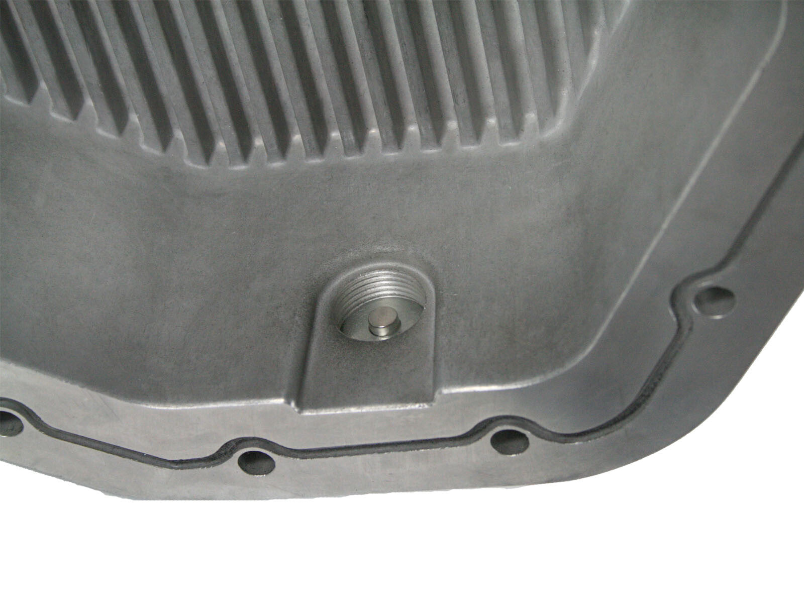Pro Series Rear Differential Cover Kit Black w/ Machined Fins & Gear Oil Dodge Diesel Trucks 03-05 L6-5.9L (td) aFe Power