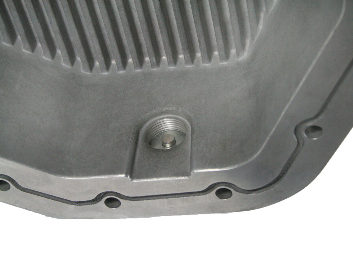 Pro Series Rear Differential Cover Black w/ Machined Fins Dodge Diesel Trucks 03-05 L6-5.9L (td) aFe Power