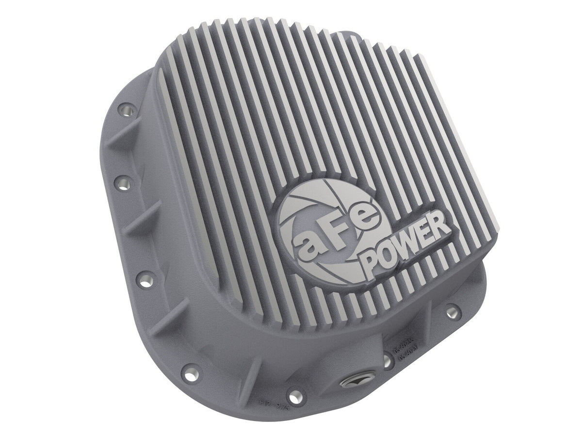 Street Series Rear Differential Cover Raw w/ Machined Fins Ford F-150 97-23 (9.75-12) aFe Power