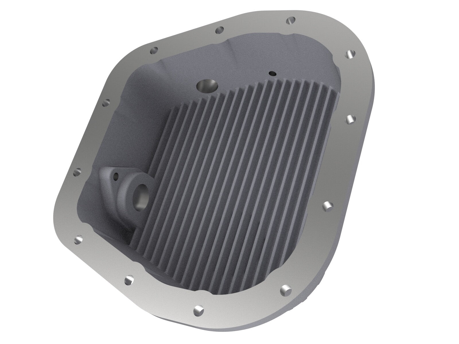 Street Series Rear Differential Cover Raw w/ Machined Fins Ford F-150 97-23 (9.75-12) aFe Power