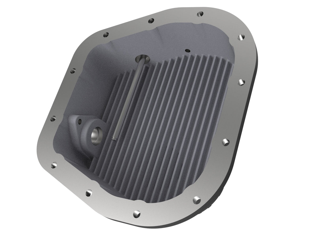 Pro Series Rear Differential Cover Black w/ Machined Fins Ford F-150 97-23 (9.75-12) aFe Power