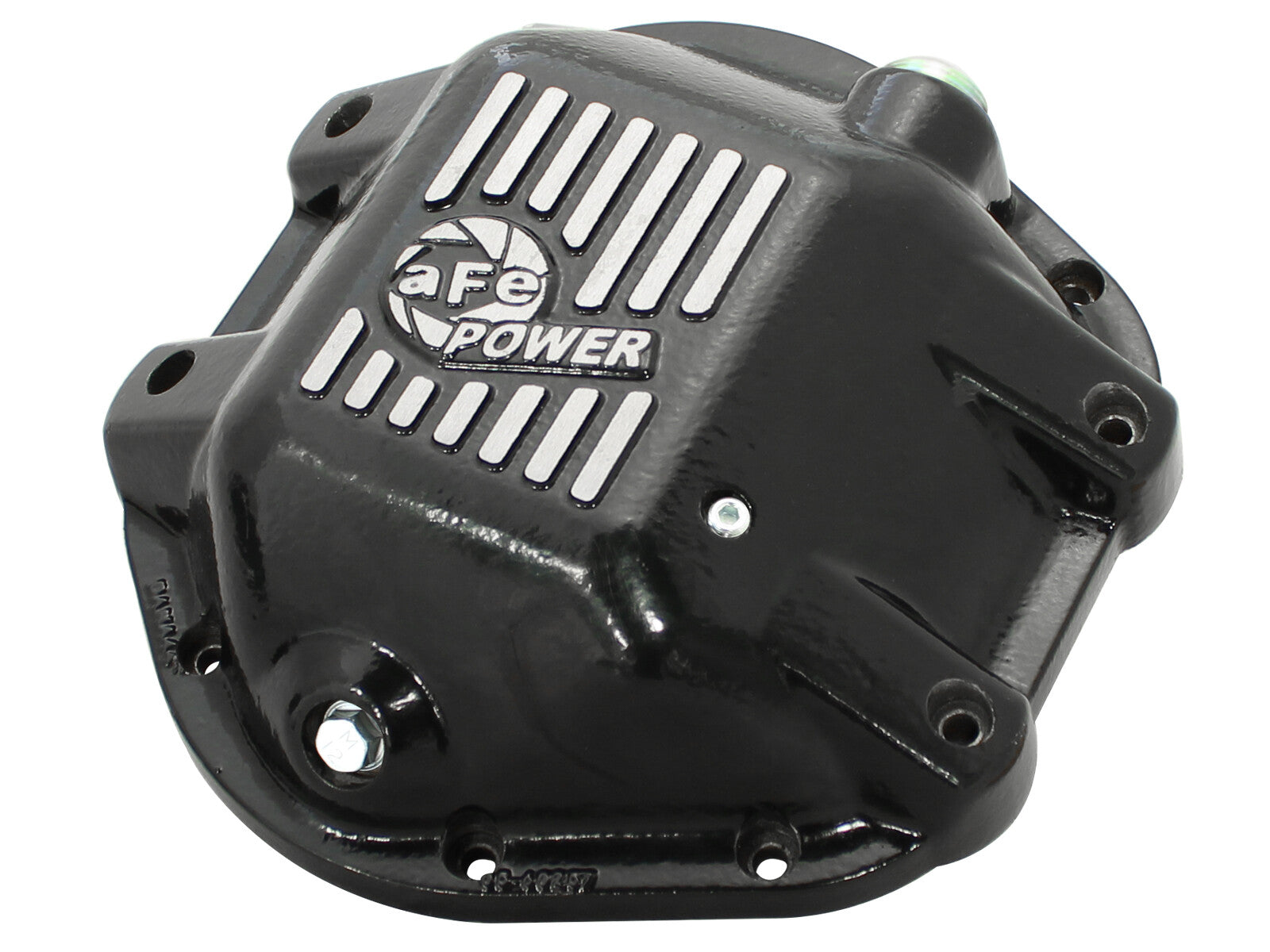 Pro Series Rear Differential Cover Black w/ Machined Fins Jeep Wrangler (TJ/JK) 97-18 Dana 44 aFe Power
