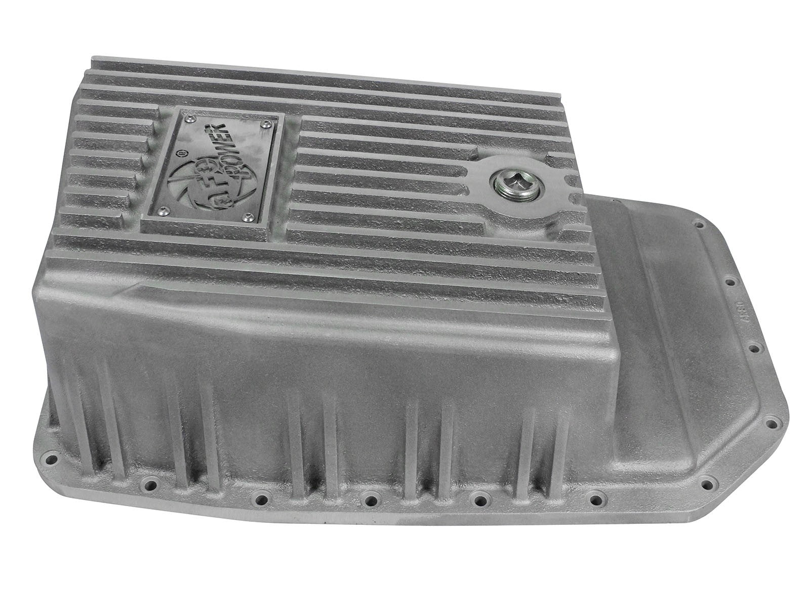 Street Series Transmission Pan Black w/ Machined Fins Ford F-150 Trucks 09-20 (6R80 Transmission) aFe Power