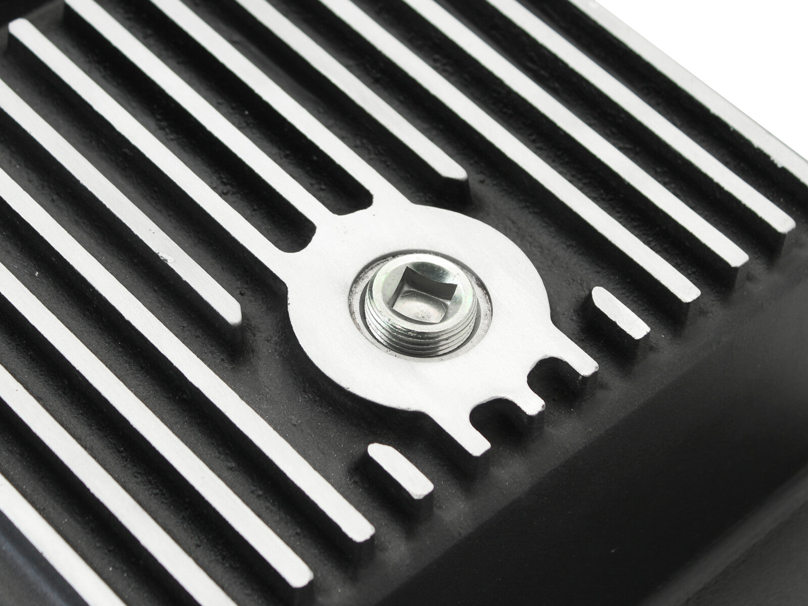 Pro Series Transmission Pan Black w/ Machined Fins Ford F-150 Trucks 09-20 (6R80 Transmission) aFe Power