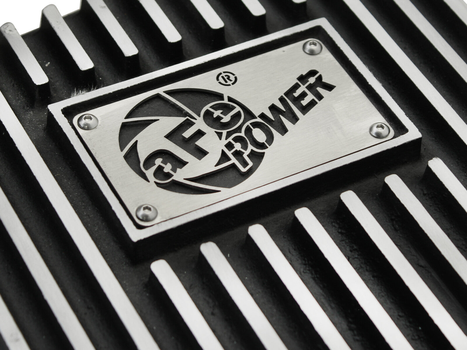 Pro Series Transmission Pan Black w/ Machined Fins Ford F-150 Trucks 09-20 (6R80 Transmission) aFe Power