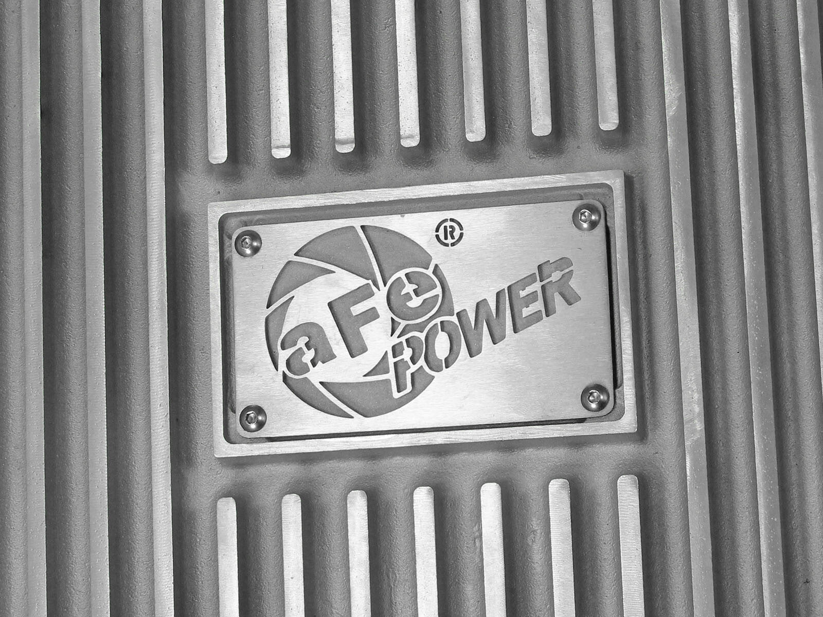 Street Series Transmission Pan Raw w/ Machined Fins Ford Super Duty Trucks 11-21 (6R140 Transmission) aFe Power