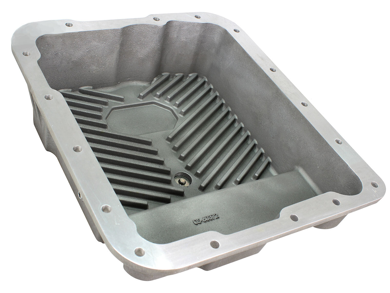 Street Series Transmission Pan Raw w/ Machined Fins GM Trucks 99-16 aFe Power