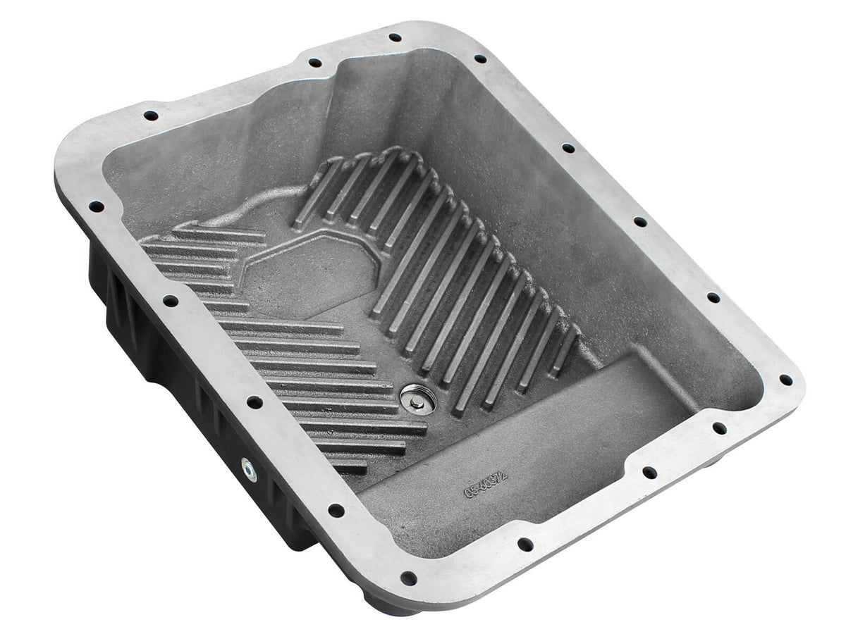 Pro Series Transmission Pan Black w/ Machined Fins GM Trucks 99-16 aFe Power