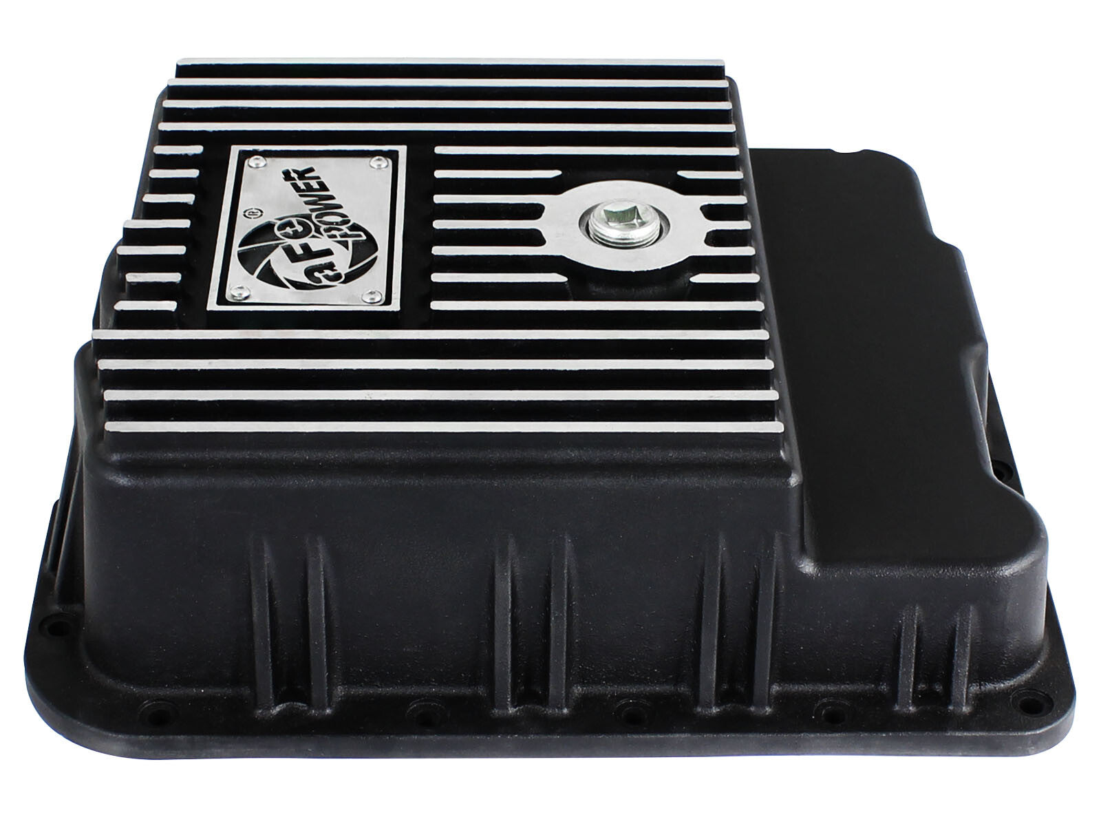 Pro Series Transmission Pan Black w/ Machined Fins GM Trucks 99-16 aFe Power