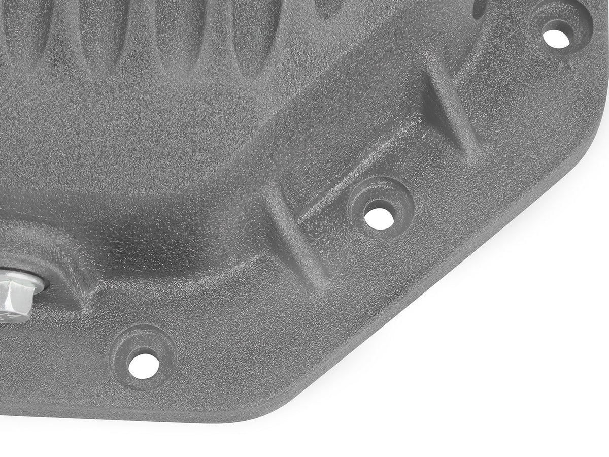 Street Series Rear Differential Cover Raw w/ Machined Fins Dodge 1500 94-18/ Ram EcoDiesel 14-22 (Corporate 9.25-12) aFe Power