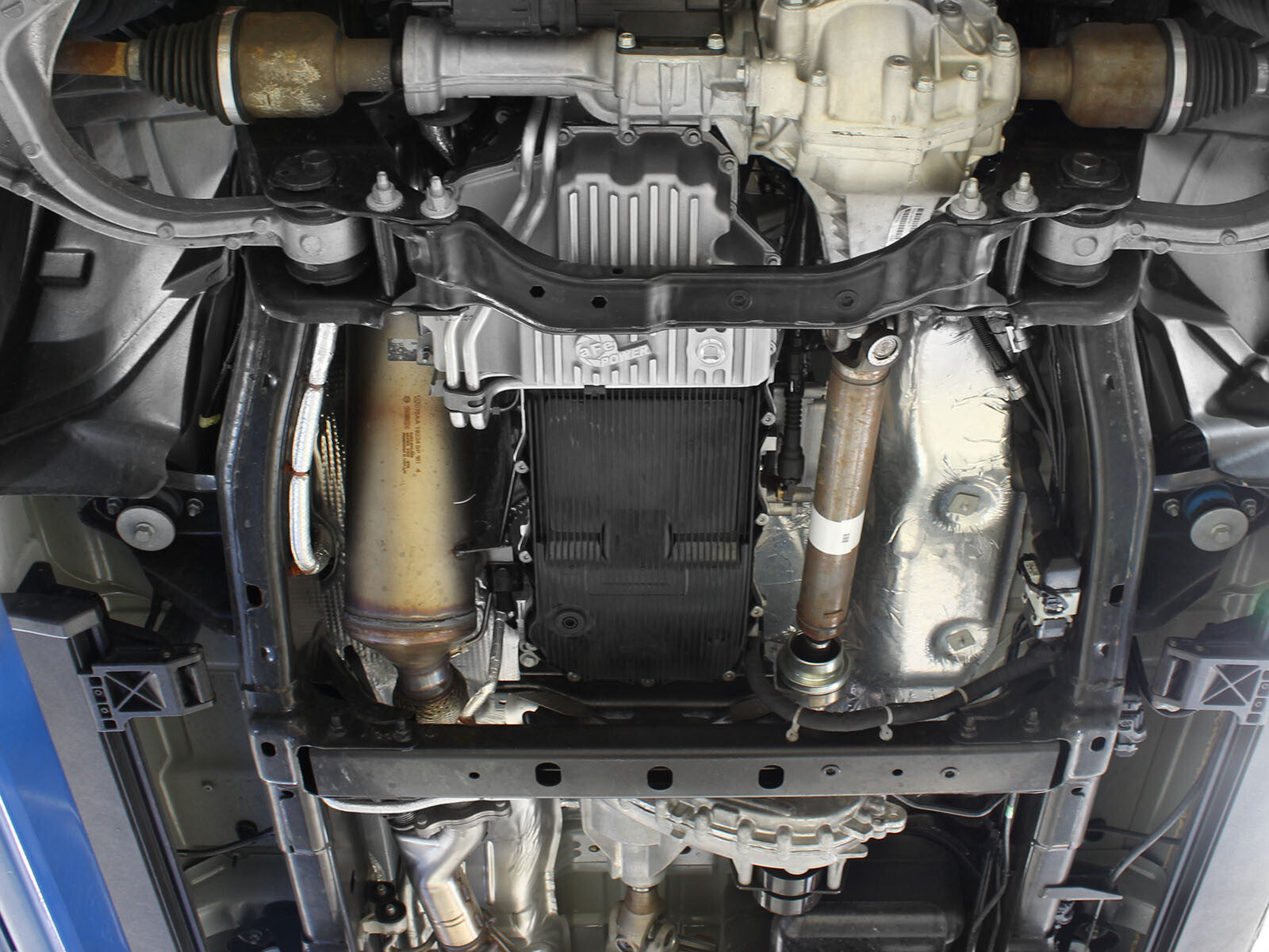 Street Series Engine Oil Pan Raw w/ Machined Fins Dodge Ram 1500 EcoDiesel 14-18 V6-3.0L (td) aFe Power
