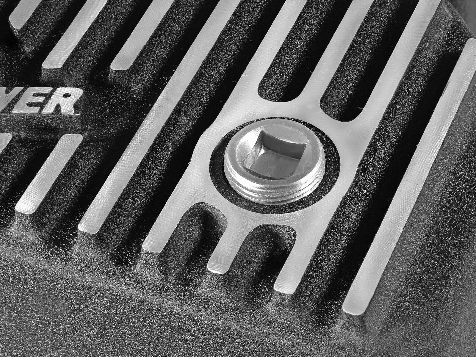 Pro Series Engine Oil Pan Black w/ Machined Fins Dodge Ram 1500 EcoDiesel 14-18 V6-3.0L (td) aFe Power