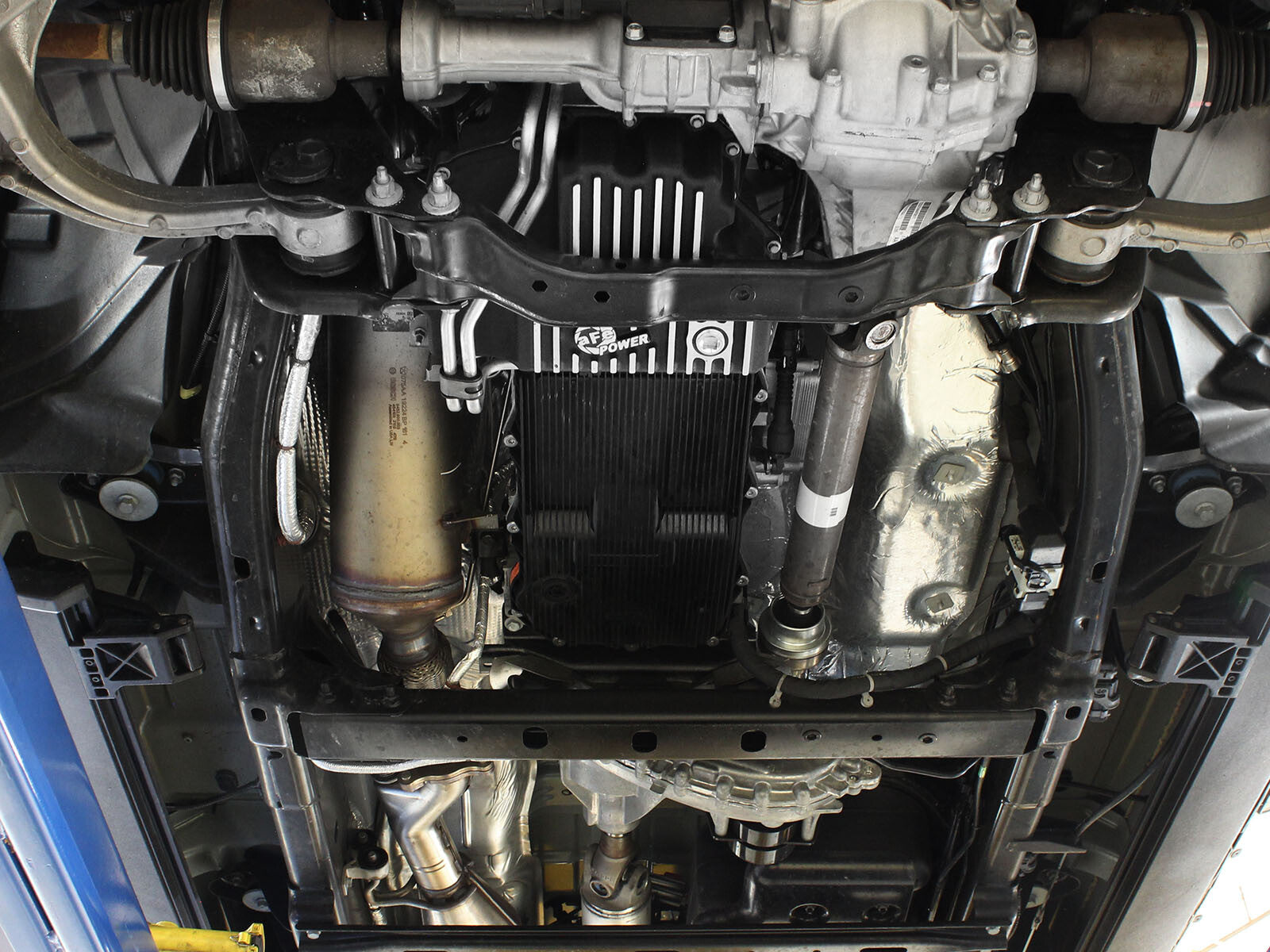 Pro Series Engine Oil Pan Black w/ Machined Fins Dodge Ram 1500 EcoDiesel 14-18 V6-3.0L (td) aFe Power