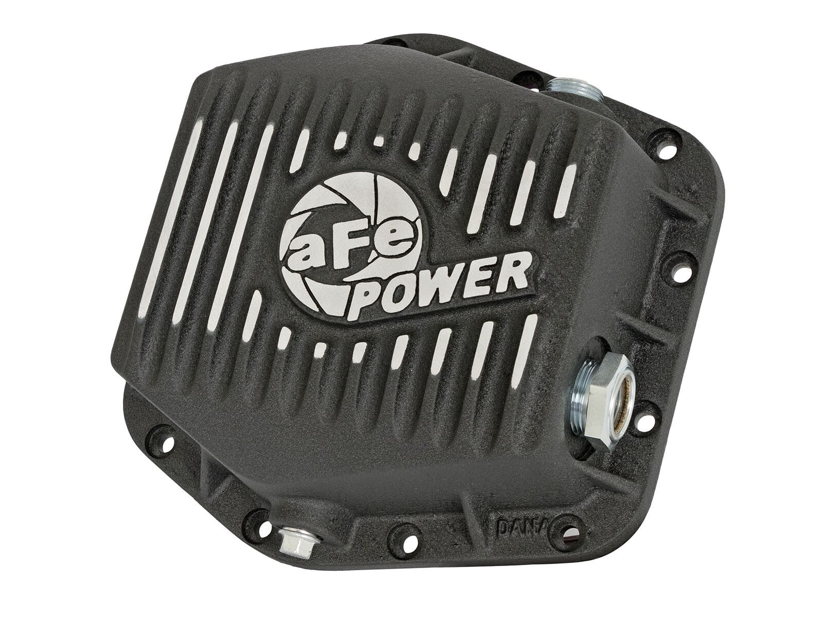 Pro Series Rear Differential Cover Black w/ Machined Fins GM Colorado/Canyon 15-22 L4/V6 (Dana M220-12) aFe Power