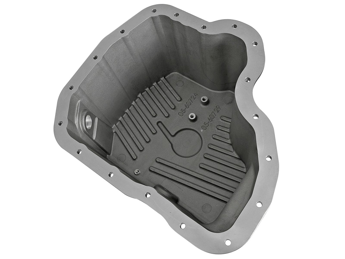 Pro Series Engine Oil Pan Black w/ Machined Fins GM Diesel Trucks 01-10 V8-6.6L (td) LB7/Lly/Lbz/Lmm 12 aFe Power