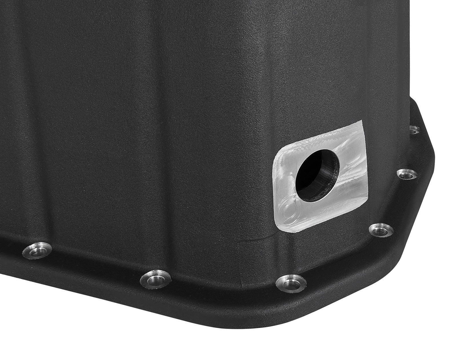 Pro Series Engine Oil Pan Black w/ Machined Fins GM Diesel Trucks 11-16 V8-6.6L (td) Lml aFe Power