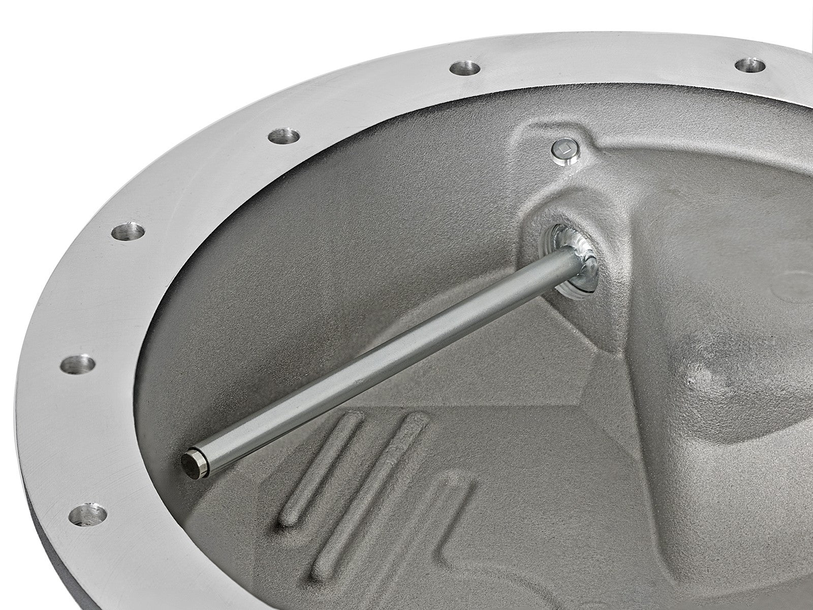 Pro Series Rear Differential Cover Black w/ Machined Fins Nissan Titan Xd 16-19 V8-5.0L (td) (Aam 9.5-14) aFe Power