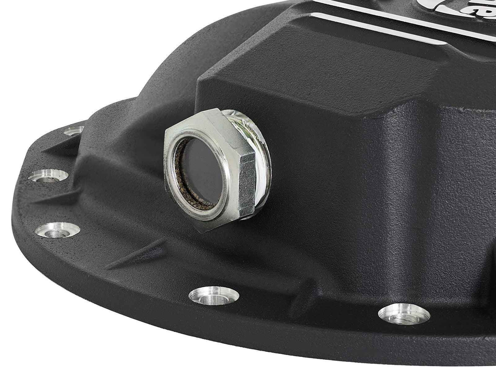 Pro Series Rear Differential Cover Black w/ Machined Fins Nissan Titan Xd 16-19 V8-5.0L (td) (Aam 9.5-14) aFe Power