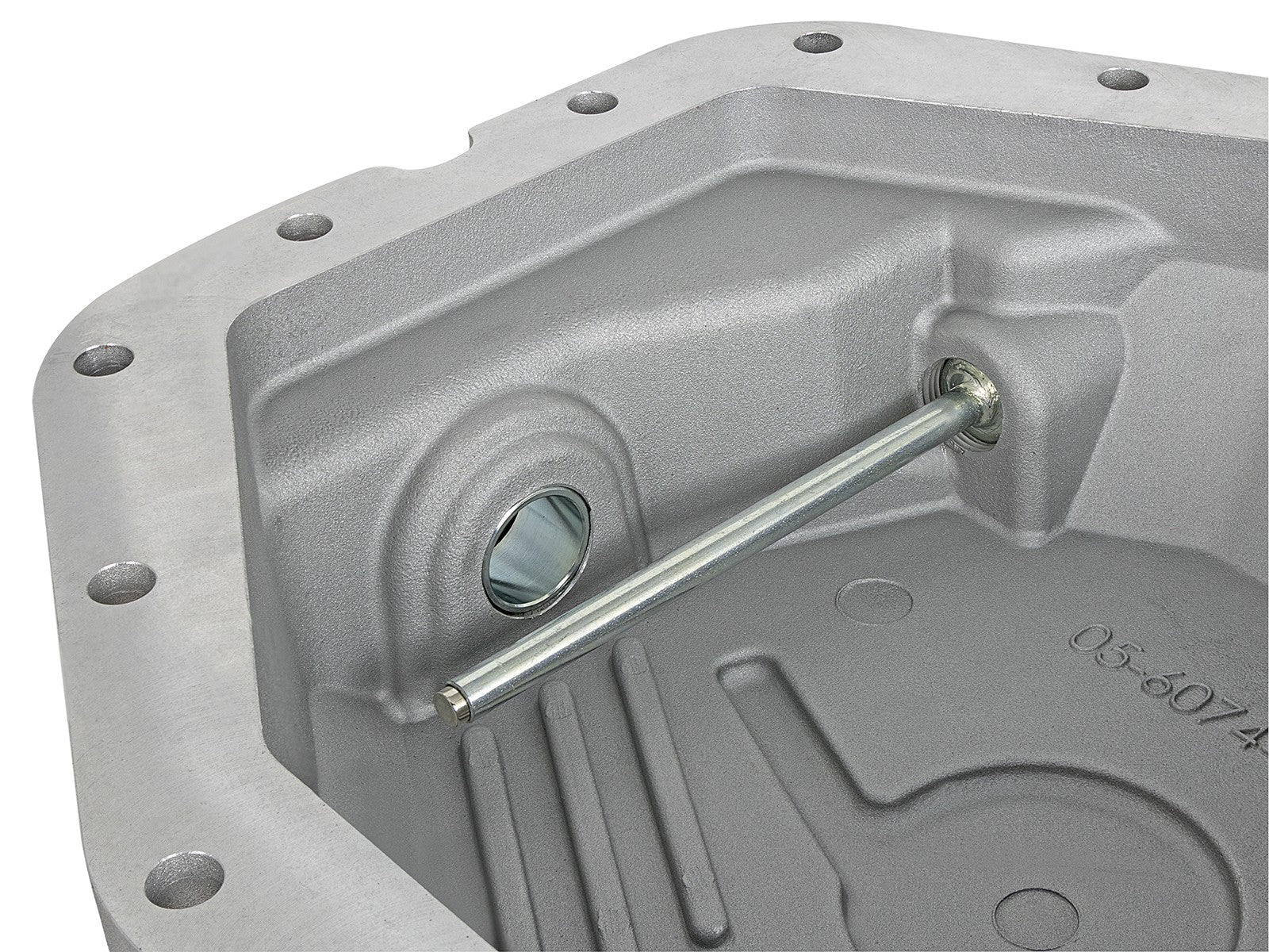 Street Series Rear Differential Cover Raw w/ Machined Fins Ford Diesel Trucks 17-23 V8-6.7L (td) (Dana M300-14) aFe Power