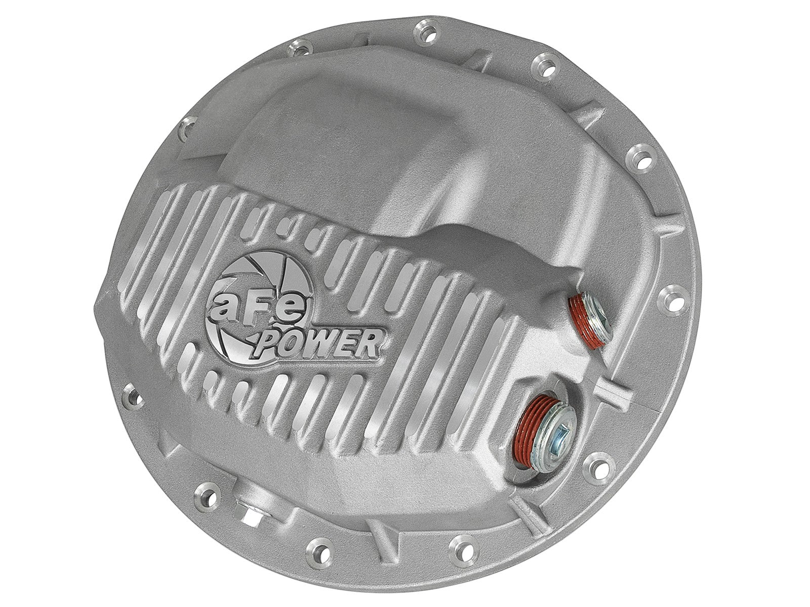 Street Series Front Differential Cover Raw w/ Machined Fins Dodge Trucks 2500/3500 13-23 (Aam 9.25-12) aFe Power