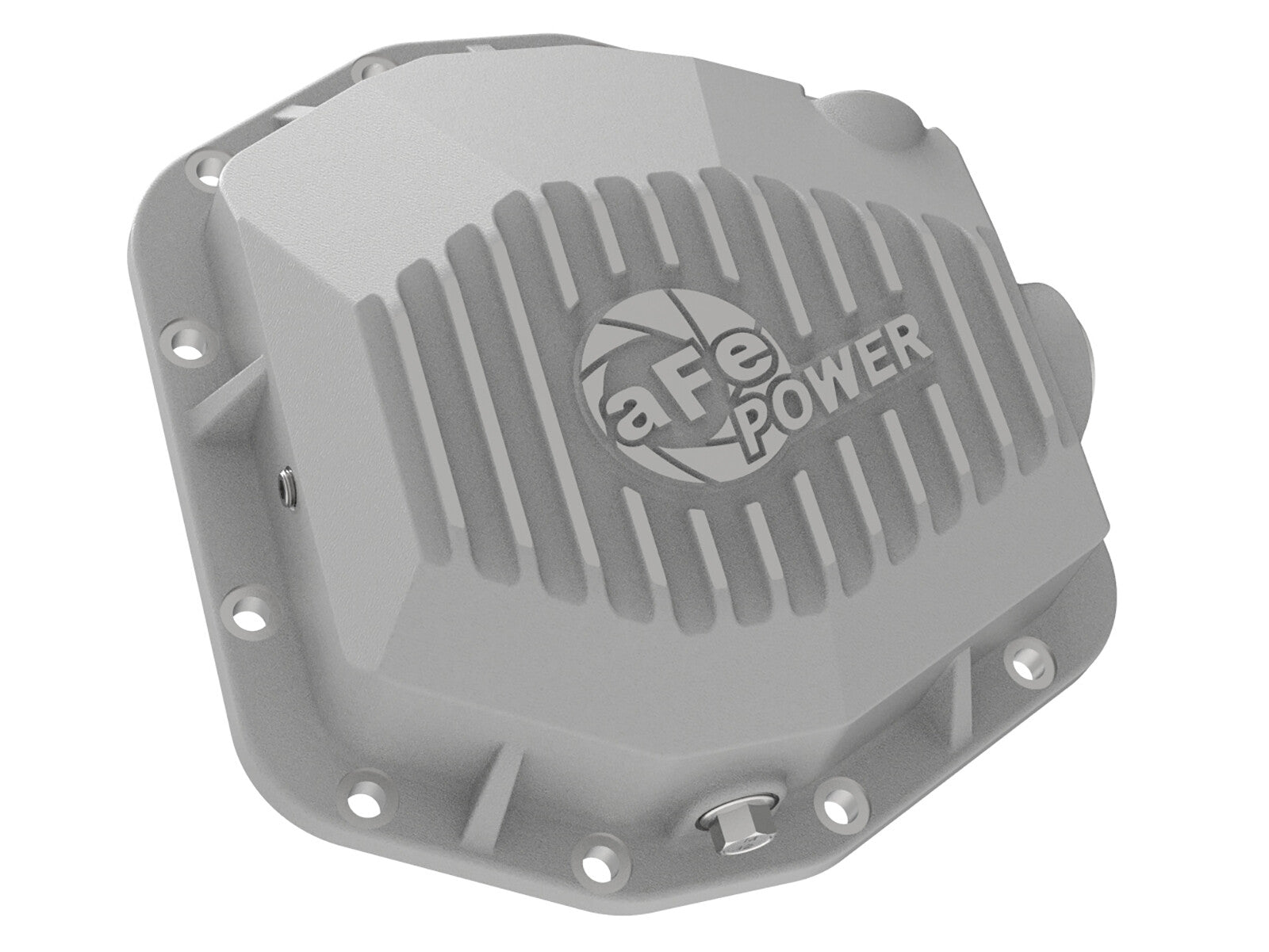 Street Series Rear Differential Cover Raw w/ Machined Fins Jeep Wrangler (Jl) 18-25 L4-2.0L (t)/ V6-3.6L (Dana M220) aFe Power