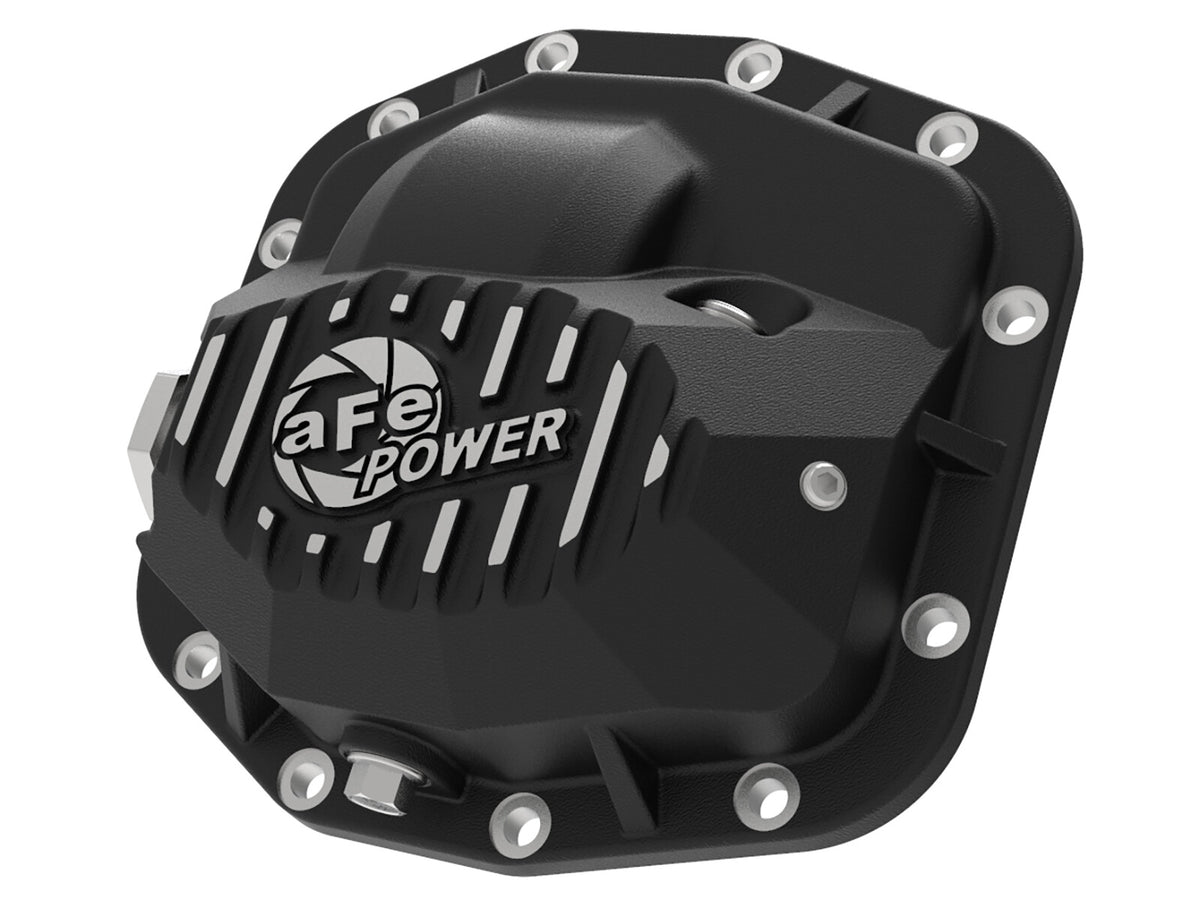 Pro Series Front Differential Cover Black Jeep Wrangler (Jl) 18-23 L4-2.0L (t)/ V6-3.6L (Dana M186) aFe Power