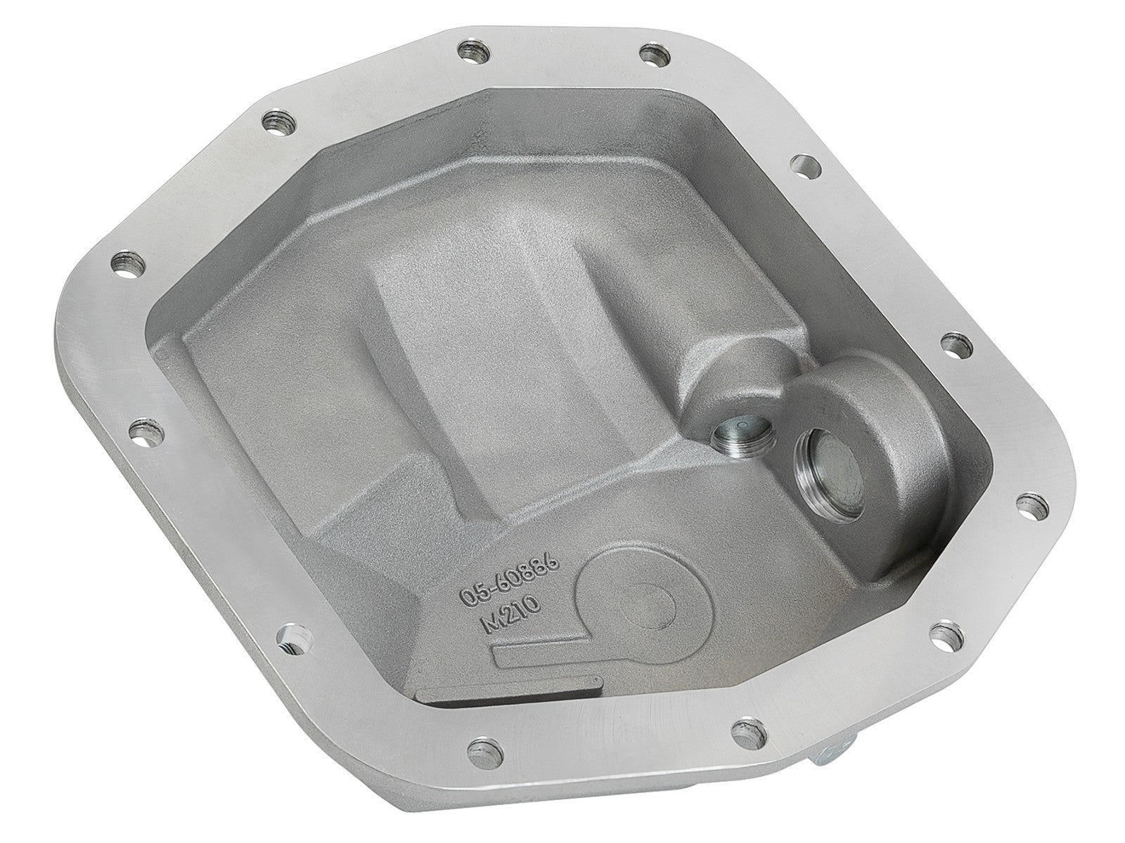 Street Series Front Differential Cover Raw Finish w/ Machined Fins Jeep Wrangler (Jl) 18-23/ Gladiator (Jt) 20-23 (Dana M210) aFe Power