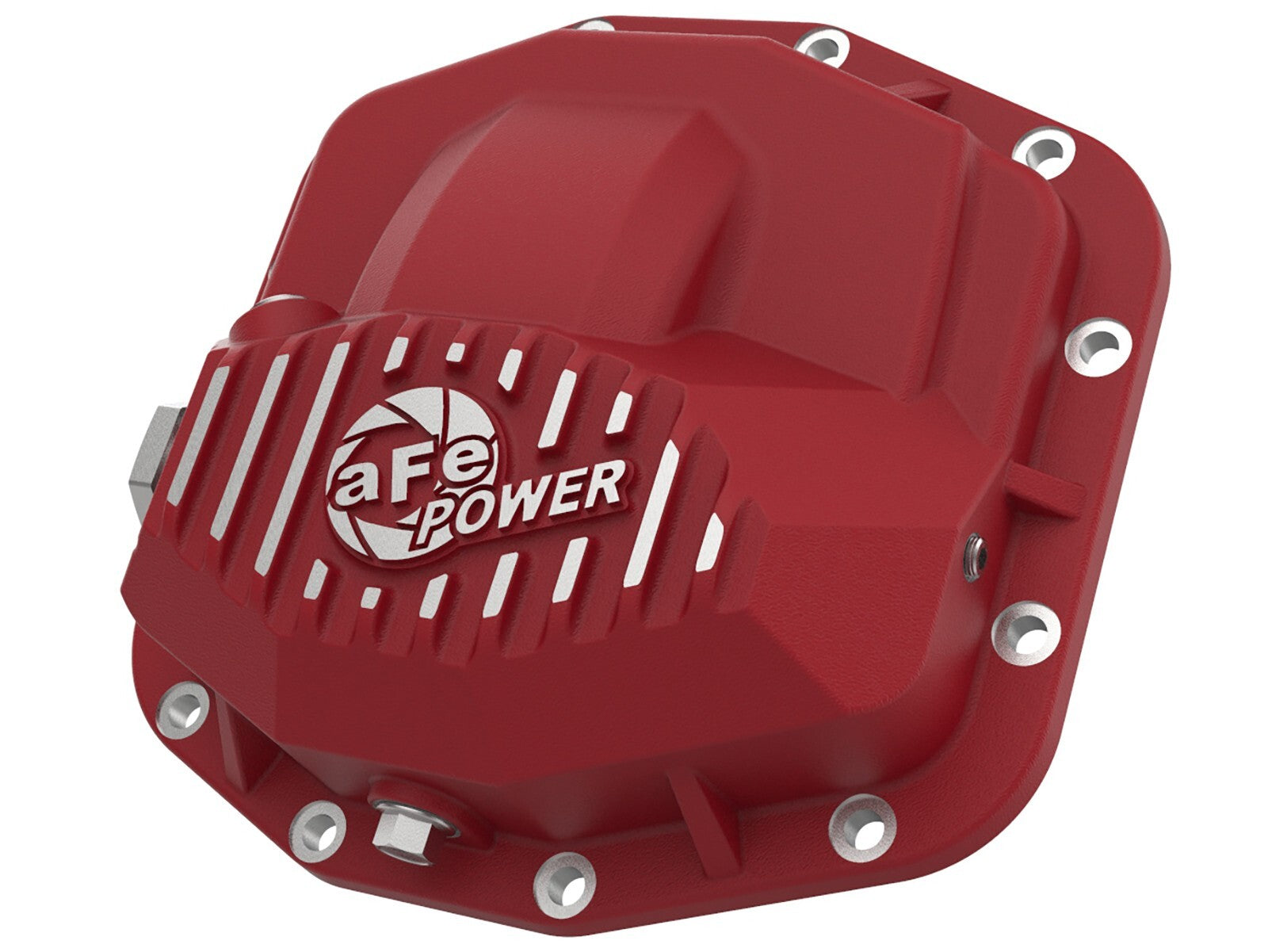 Pro Series Front Differential Cover Red Jeep Wrangler (Jl) 18-23/ Gladiator (Jt) 20-23 (Dana M210) aFe Power