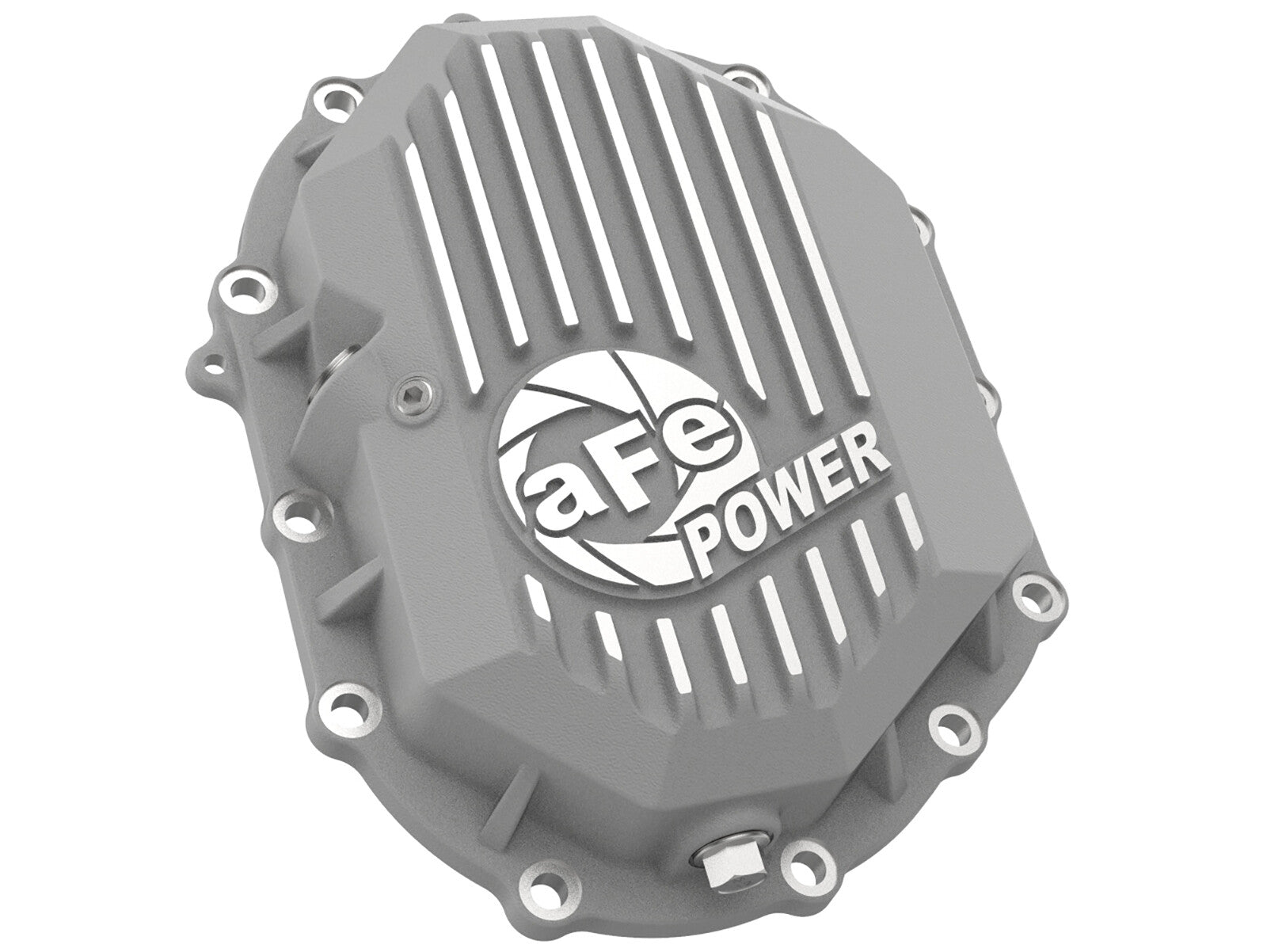 Street Series Front Differential Cover Raw w/ Machined Fins GM 2500/3500 11-20 V8-6.0L/6.6L (Aam 9.25) aFe Power