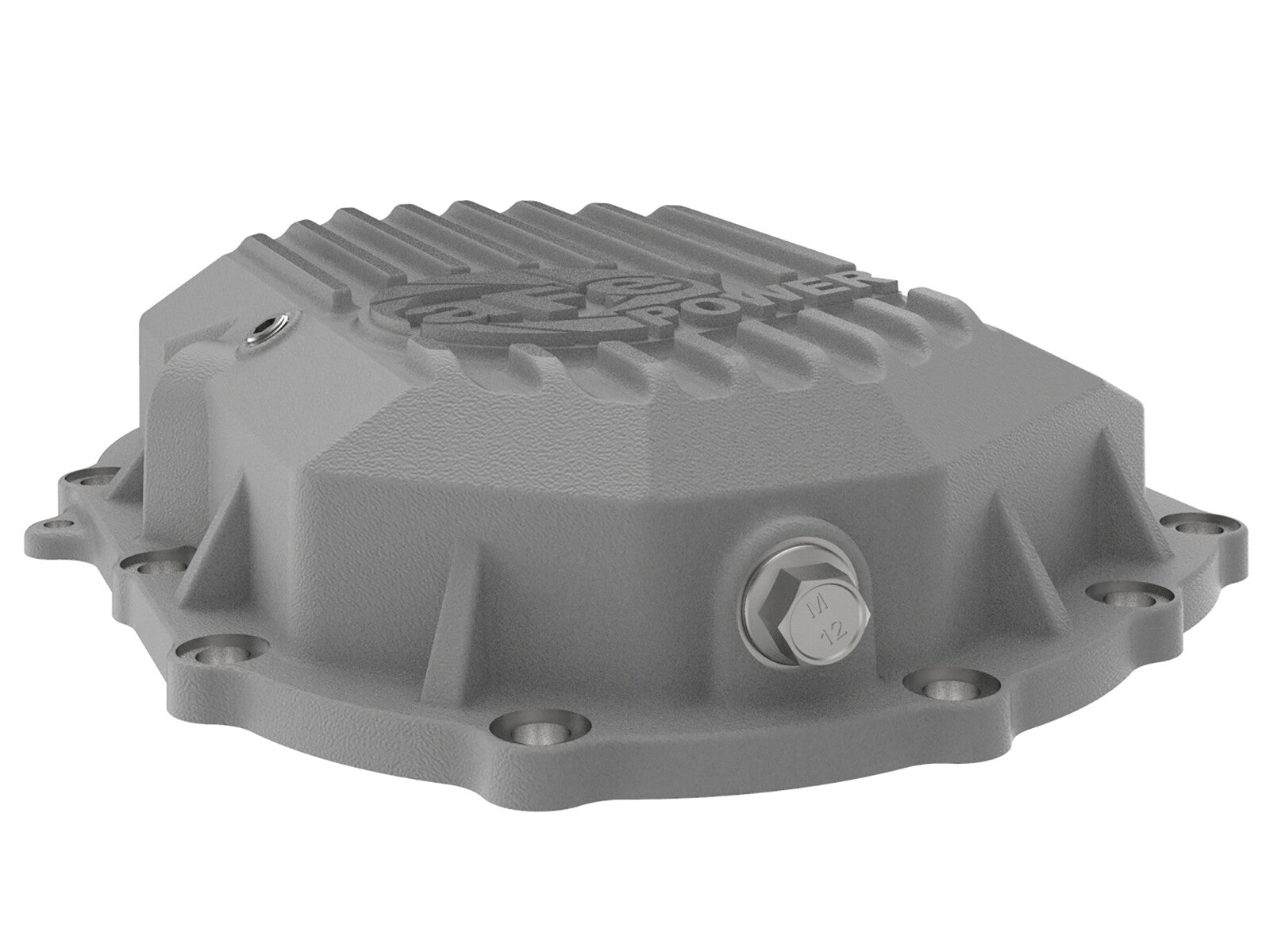 Street Series Front Differential Cover Raw w/ Machined Fins GM 2500/3500 11-20 V8-6.0L/6.6L (Aam 9.25) aFe Power