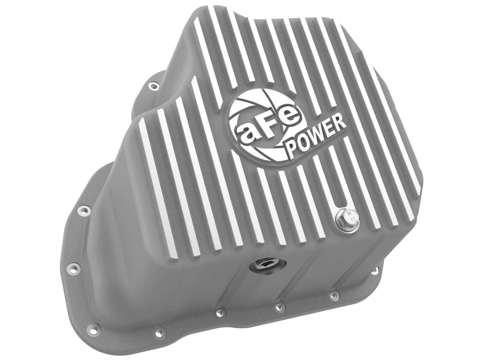 Street Series Engine Oil Pan Raw w/ Machined Fins GM Diesel Trucks 11-16 V8-6.6L (td) Lml aFe Power