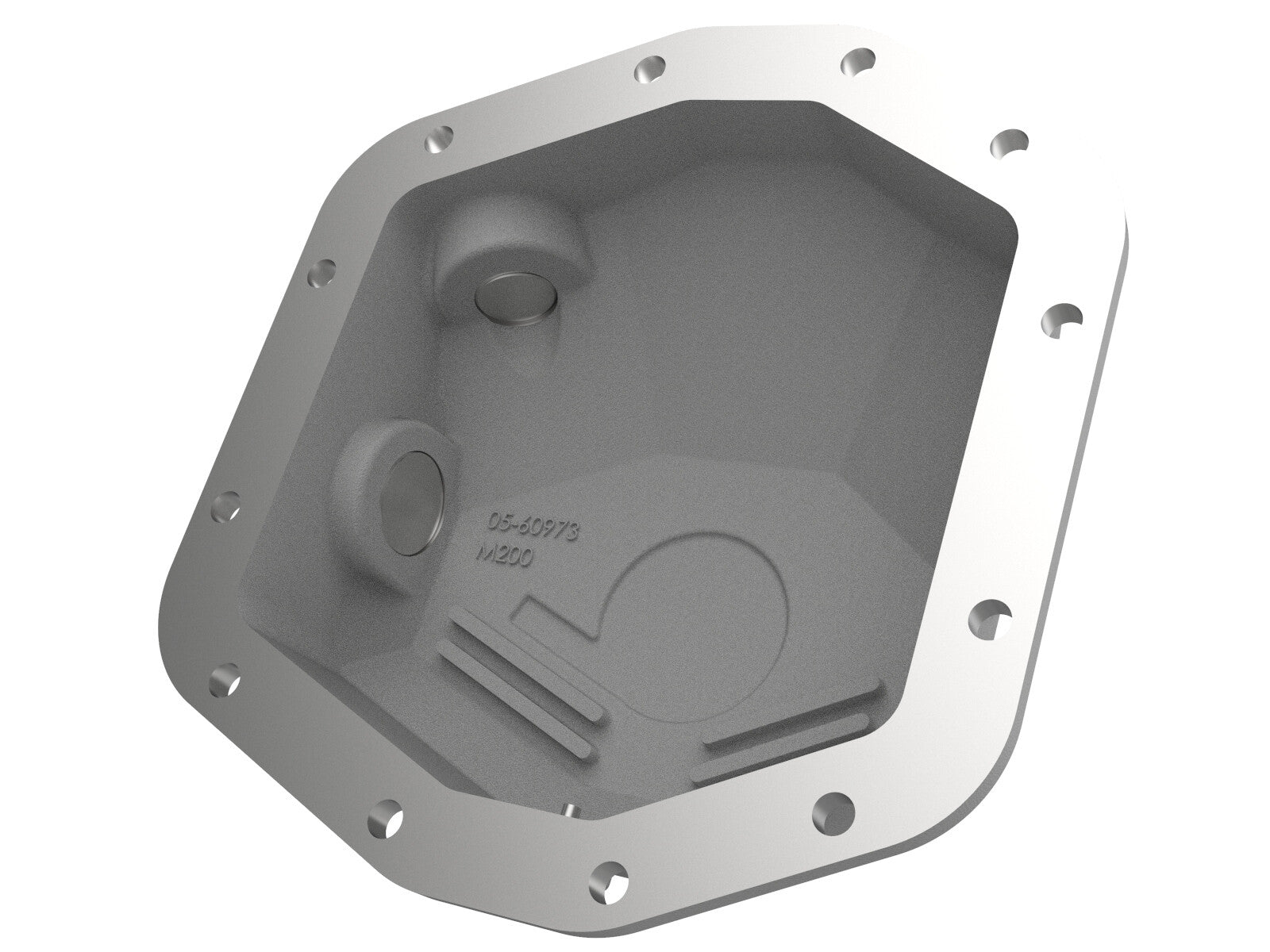 Street Series Rear Differential Cover Raw w/ Machined Fins Jeep Wrangler (Jl) 18-23 (Dana M200) aFe Power