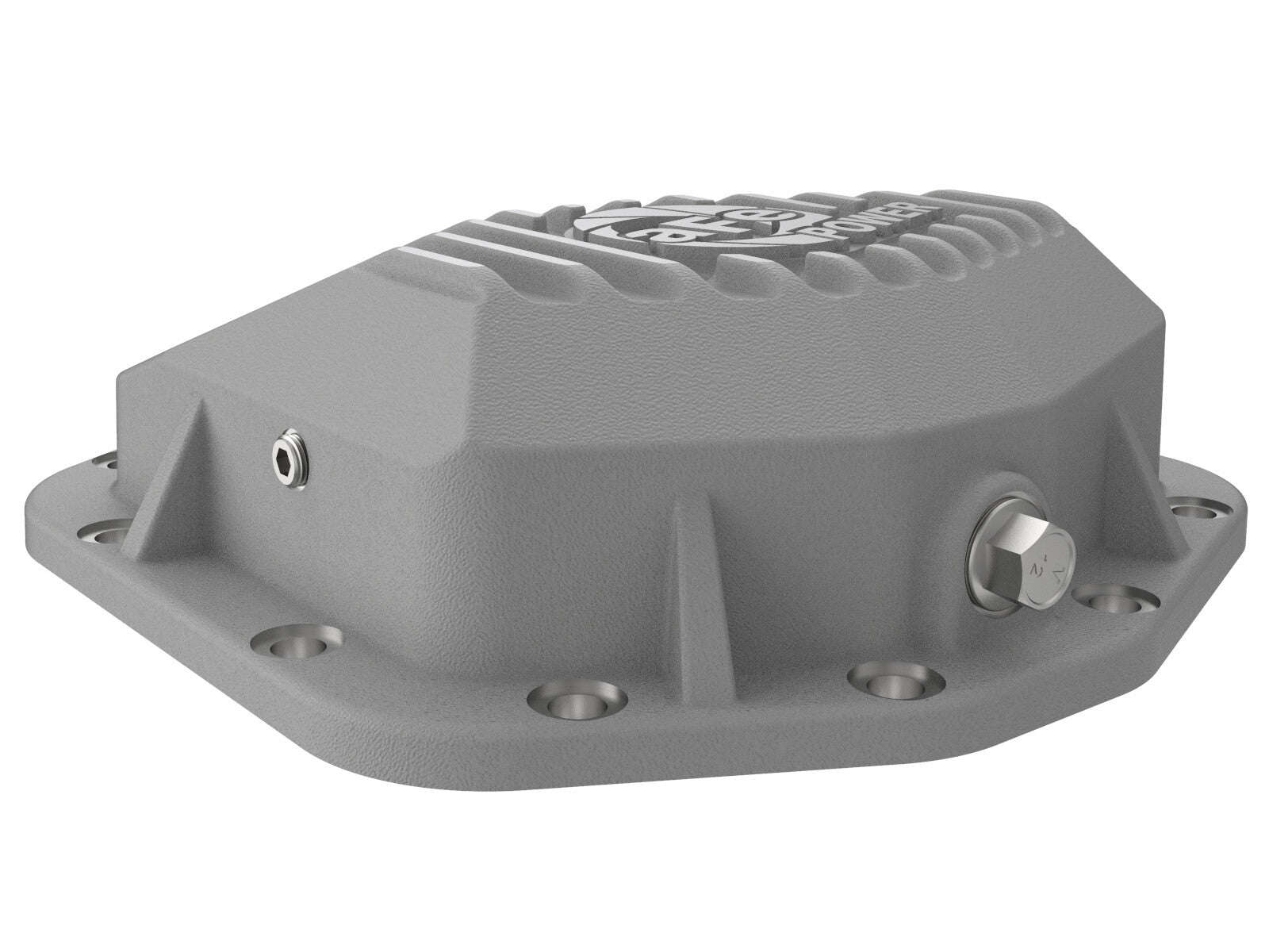 Street Series Rear Differential Cover Raw w/ Machined Fins Jeep Wrangler (Jl) 18-23 (Dana M200) aFe Power