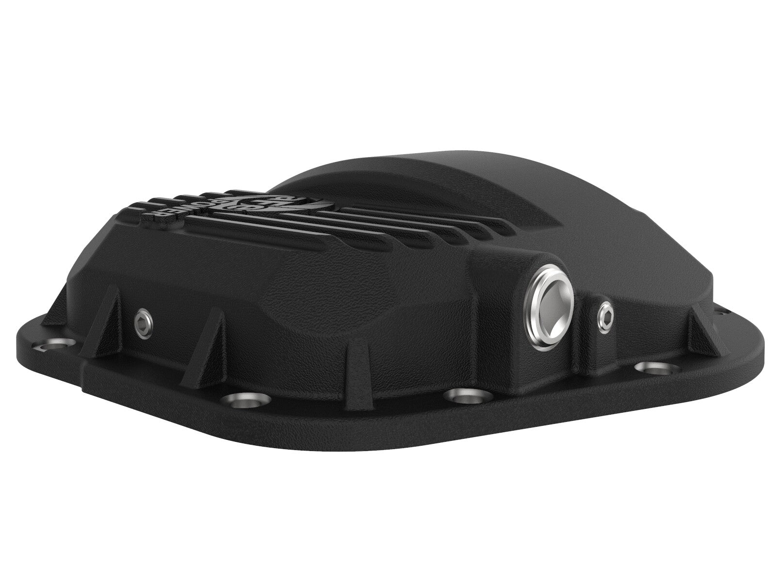 Pro Series Dana 60 Front Differential Cover Black w/ Machined Fins Ford F-250/F-350 99-23 (Dana 50 / Dana 60 / Dana 61 Axles) aFe Power