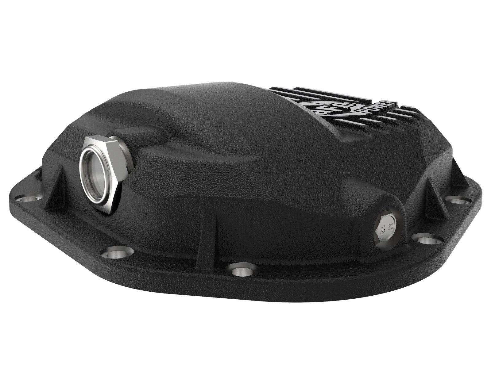 Pro Series Dana 60 Front Differential Cover Black w/ Machined Fins Ford F-250/F-350 99-23 (Dana 50 / Dana 60 / Dana 61 Axles) aFe Power